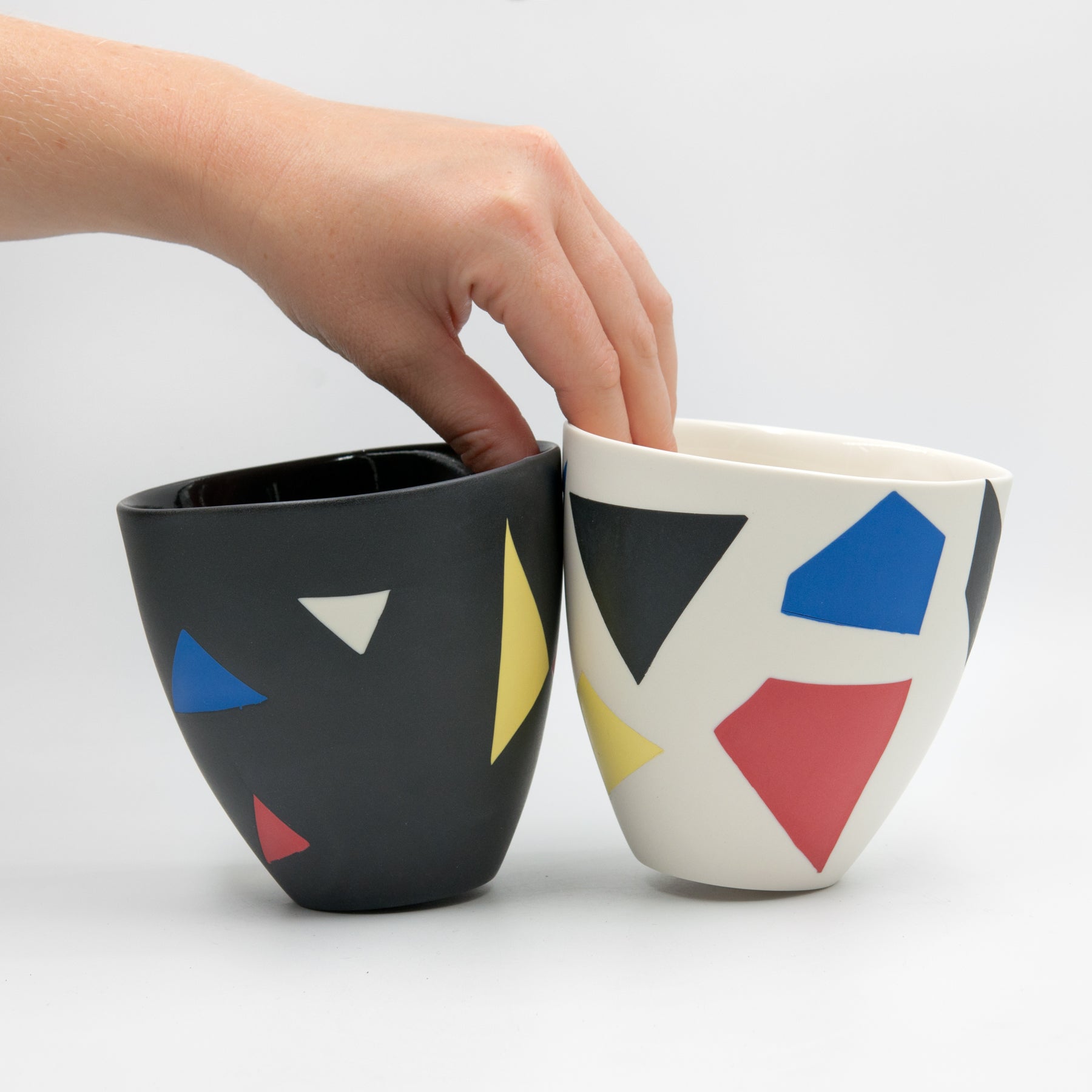 Mondrian wide cup, invert