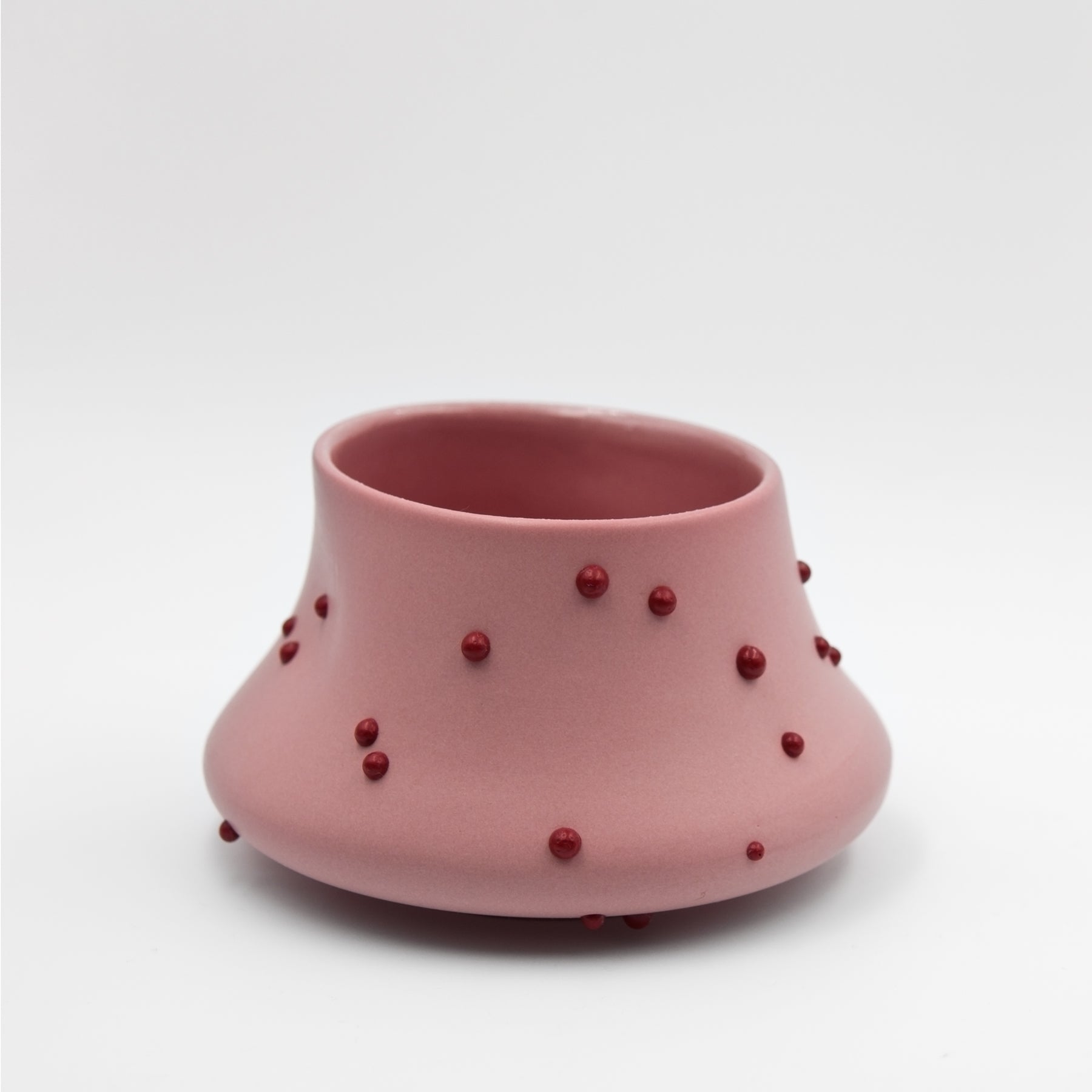 Peckii cup, pink-burgundy