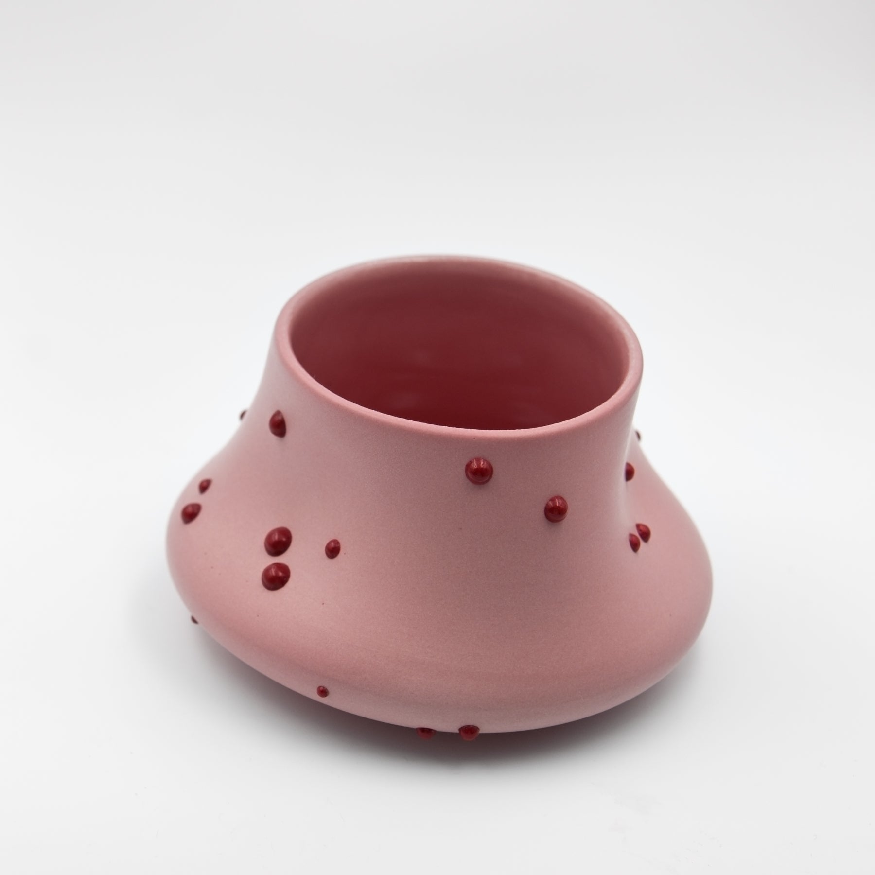 Peckii cup, pink-burgundy