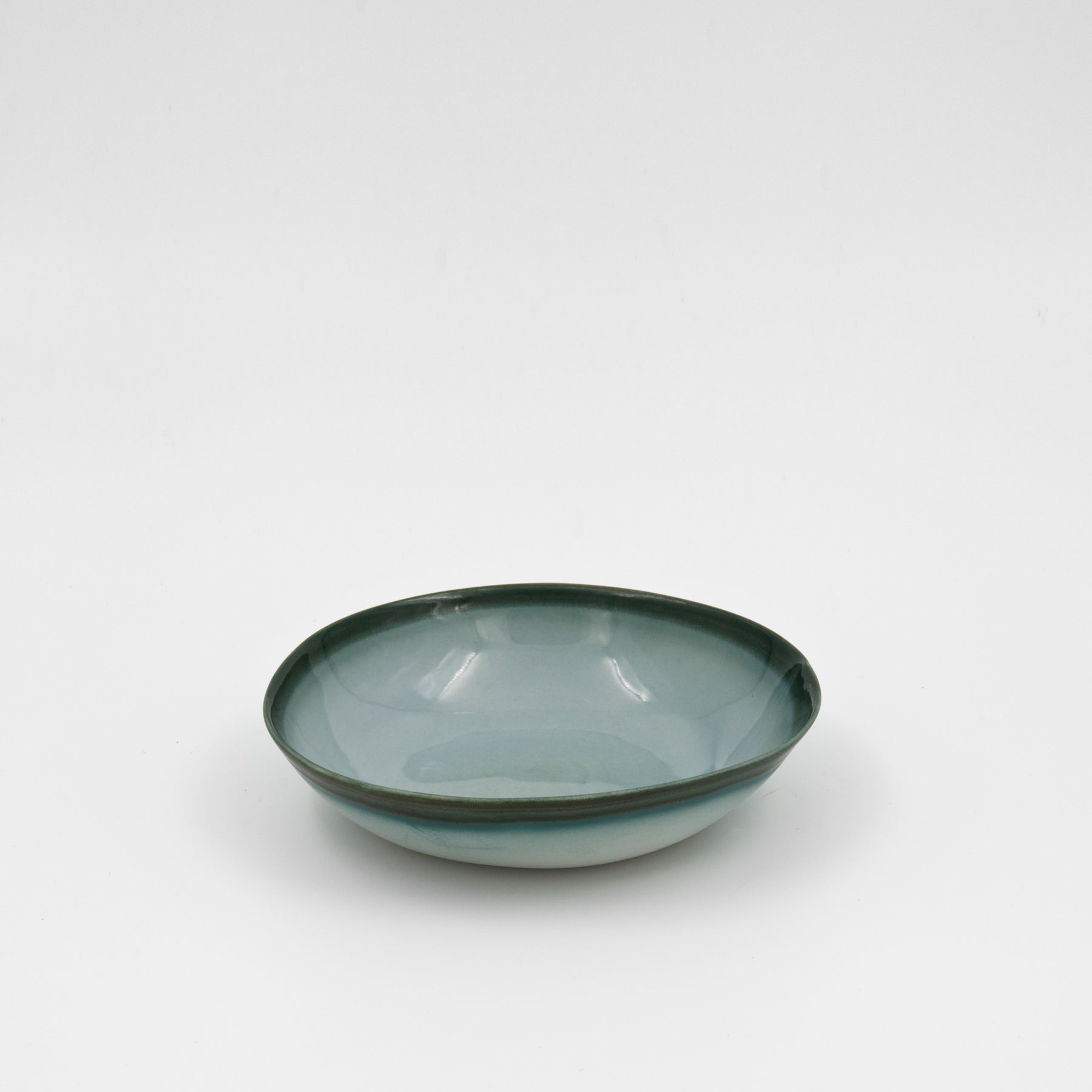 Puddle bowl, blue forest
